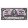 BC-24c 1937 Canada $10 Coyne-Towers, J/T, AU