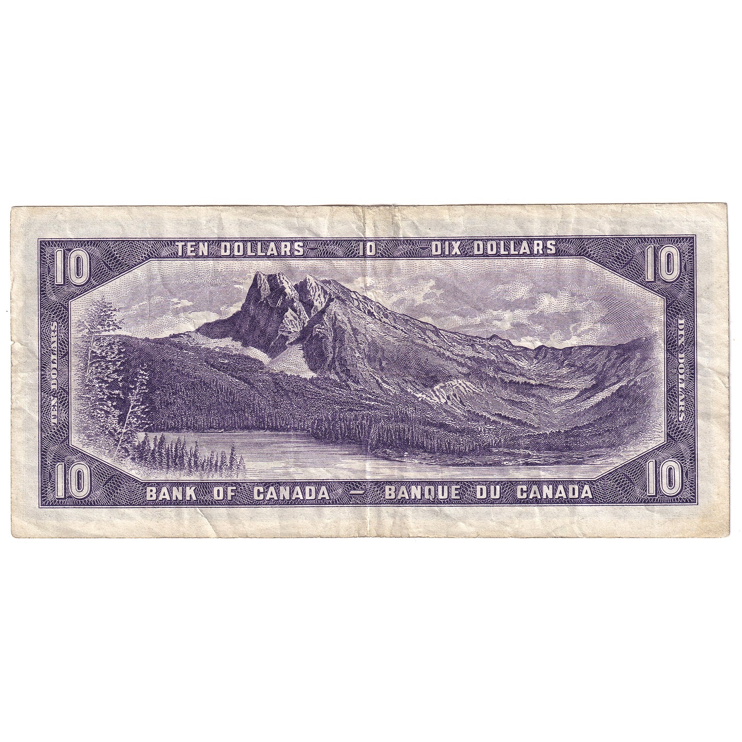 BC-40a 1954 Canada $10 Beattie-Coyne, K/D, Very Fine (VF20)