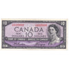 BC-40a 1954 Canada $10 Beattie-Coyne, T/D, EF