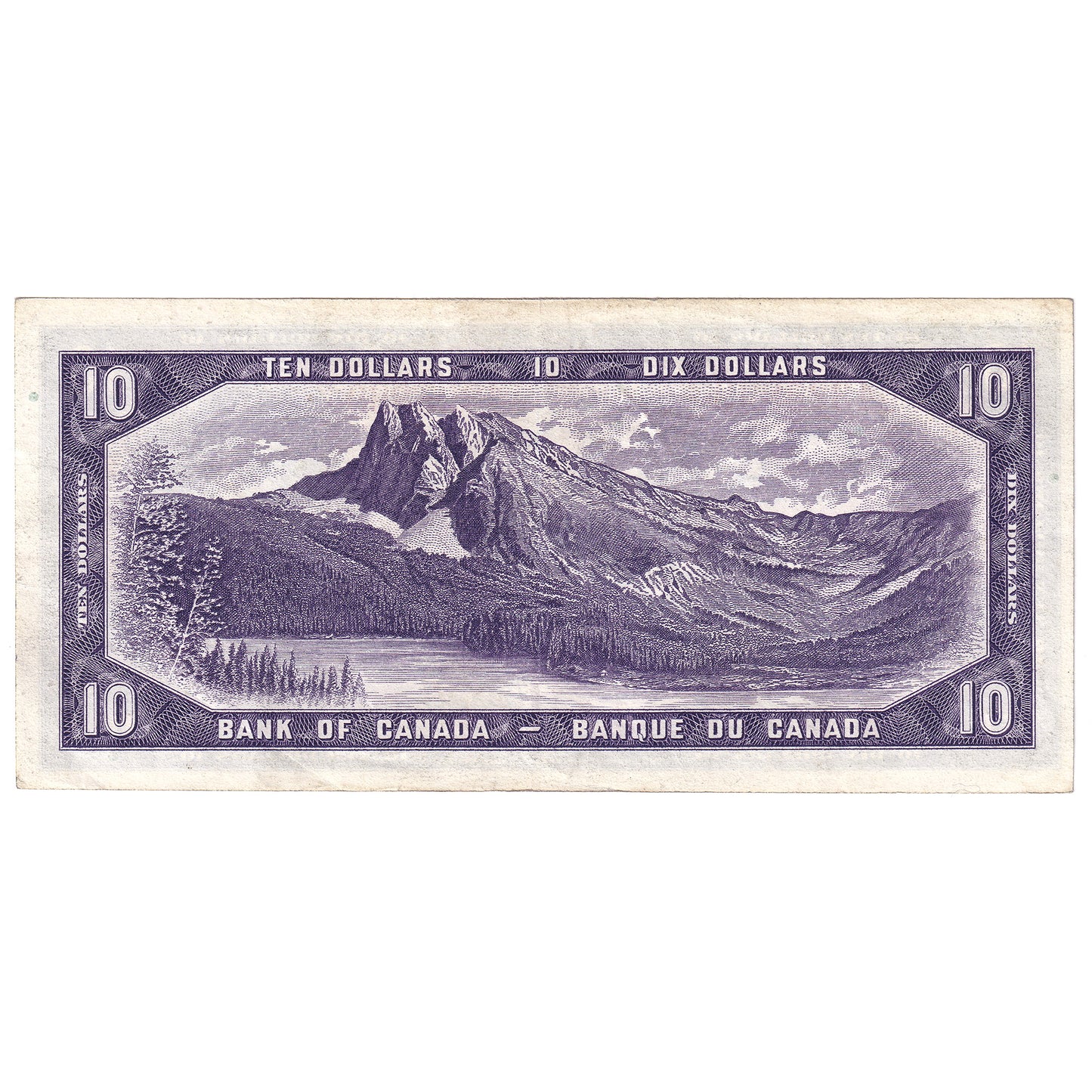BC-40a 1954 Canada $10 Beattie-Coyne, T/D, EF