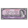 BC-40a 1954 Canada $10 Beattie-Coyne, U/D, Uncirculated (MS60)