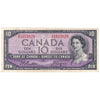 BC-40a 1954 Canada $10 Beattie-Coyne, Z/D, VF-EF