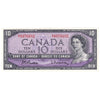BC-40b 1954 Canada $10 Beattie-Rasminsky, G/T, Uncirculated (MS60)