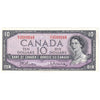 BC-40b 1954 Canada $10 Beattie-Rasminsky, E/V, EF-AU