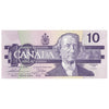BC-57a 1989 Canada $10 Thiessen-Crow, ADU, AU-UNC