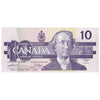 BC-57a-N1-iii 1989 Canada $10 Thiessen-Crow, 4 Digit RADAR ATD9842489, CUNC