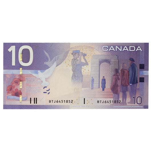 BC-68a 2007 Canada $10 Jenkins-Dodge, BTJ, CUNC