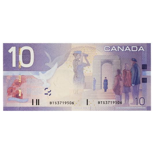 BC-68a 2007 Canada $10 Jenkins-Dodge, BTS, CUNC