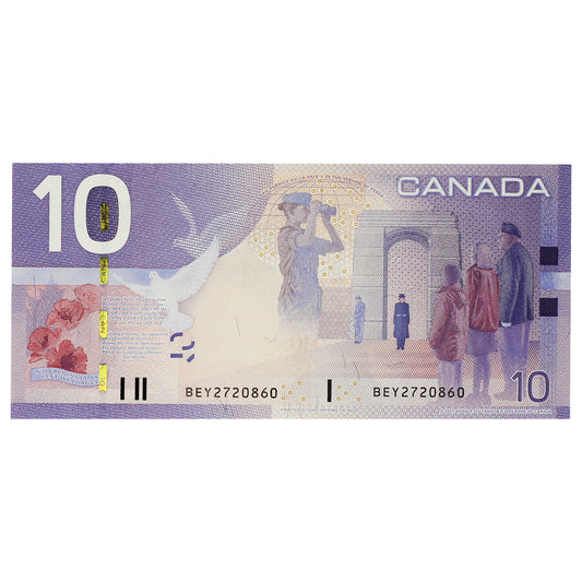 BC-68aA 2005 Canada $10 Jenkins-Dodge, BEY (2.700-2.740), CUNC