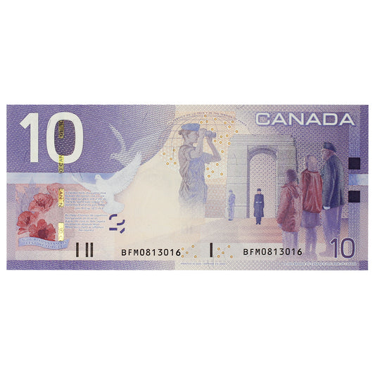BC-68b 2009 Canada $10 Jenkins-Carney, BFM, CUNC