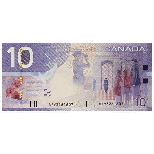 BC-68b 2009 Canada $10 Jenkins-Carney, BFV, CUNC