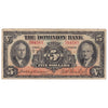 220-26-02 1935 Dominion Bank $5 Dawson-Carlisle, VG