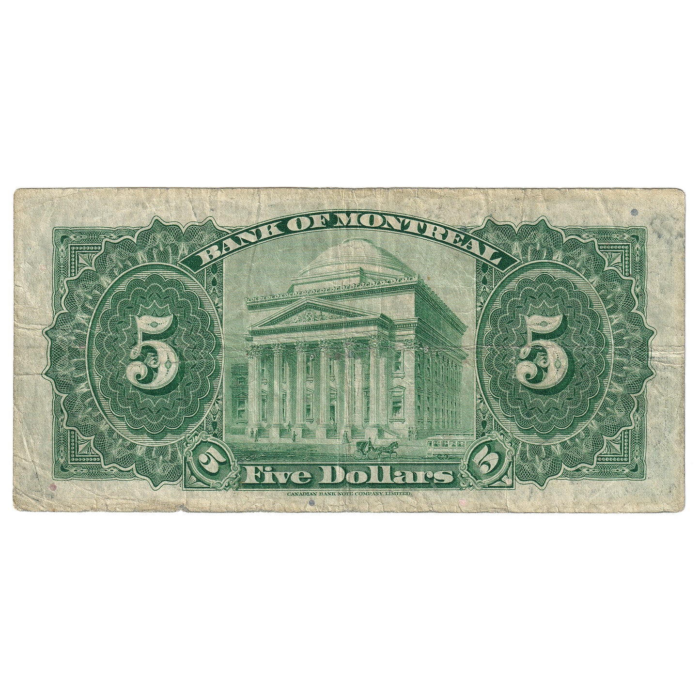505-62-02 1938 Bank of Montreal $5 Dodds-Gordon, F