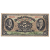 550-36-02 1935 Bank of Nova Scotia $5 McLeod-Patterson, Very Good (VG8)