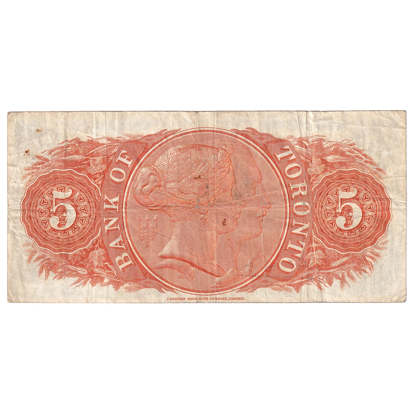 715-24-04 1937 Bank of Toronto $5 Henwood-Lamb, VF