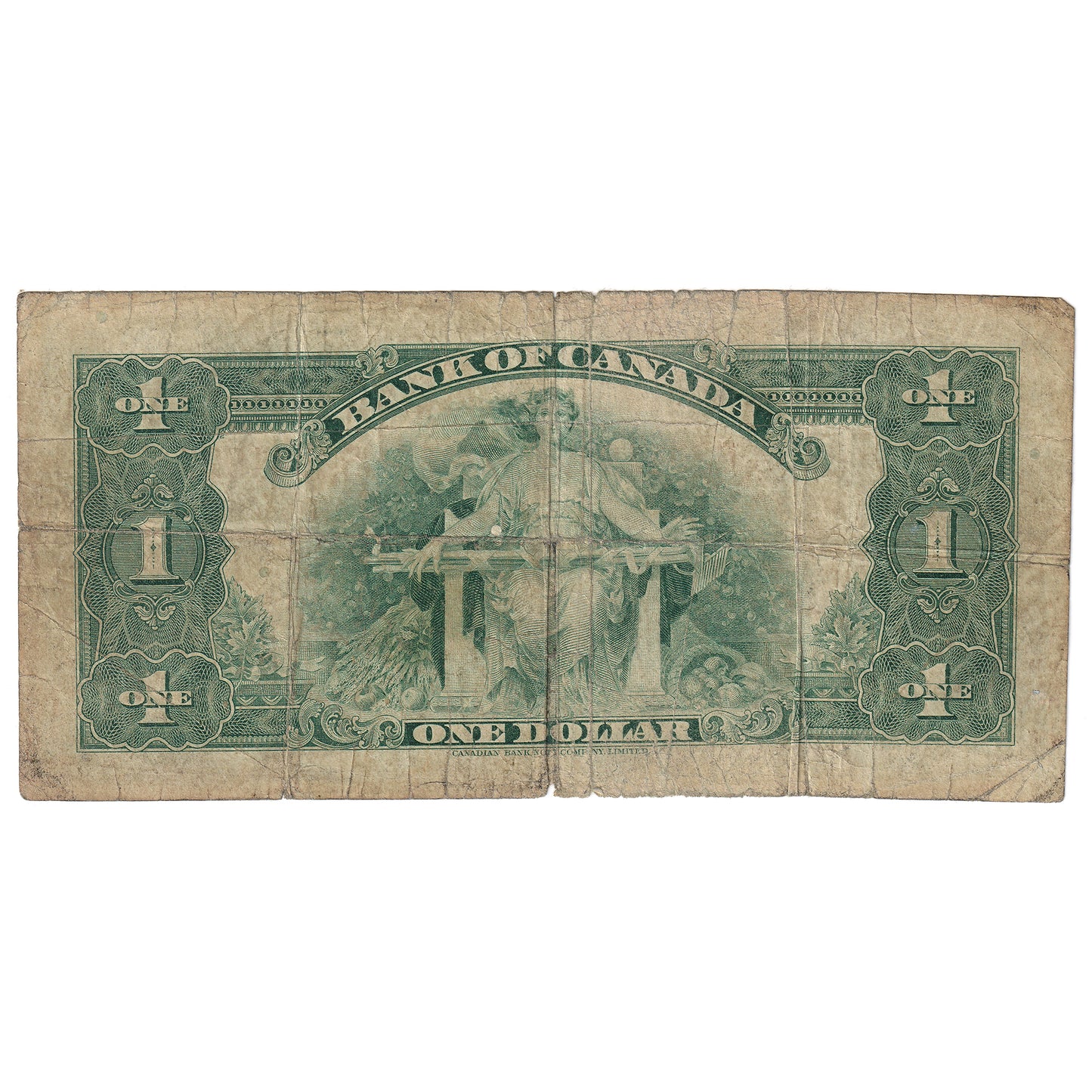 BC-1 1935 Canada $1 Osborne-Towers, English, Series B, Circ