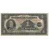 BC-2 1935 Canada $1 Osborne-Towers, French, Circ