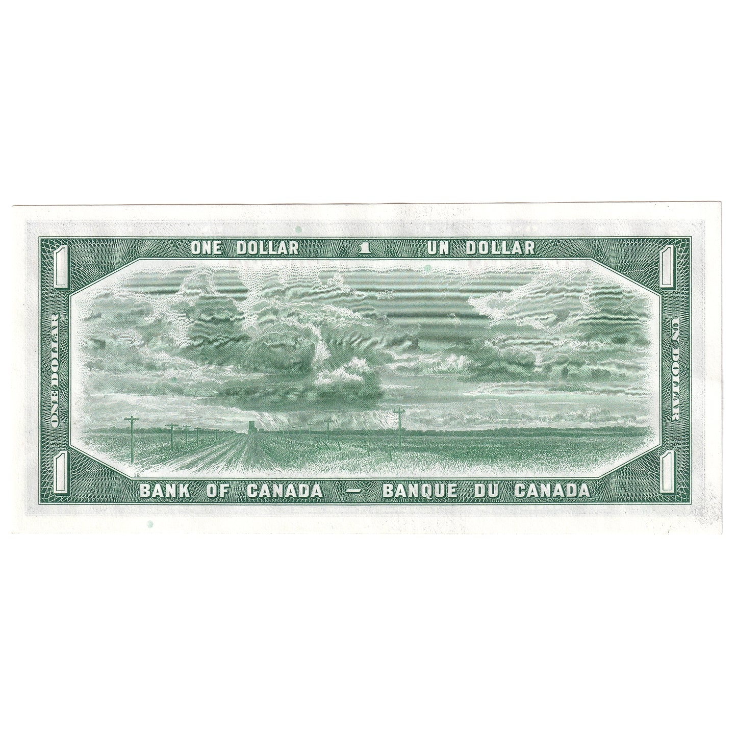 BC-29a 1954 Canada $1 Coyne-Towers, Devil's Face, H/A, UNC