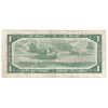 BC-29a 1954 Canada $1 Coyne-Towers, Devil's Face, H/A, VF