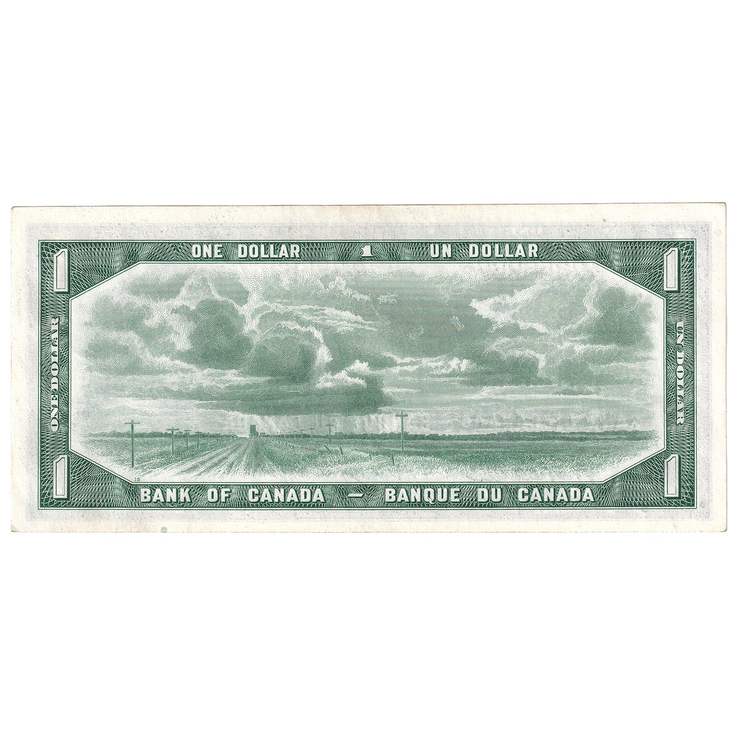 BC-29a 1954 Canada $1 Coyne-Towers, Devil's Face, I/A, AU-UNC (AU55)