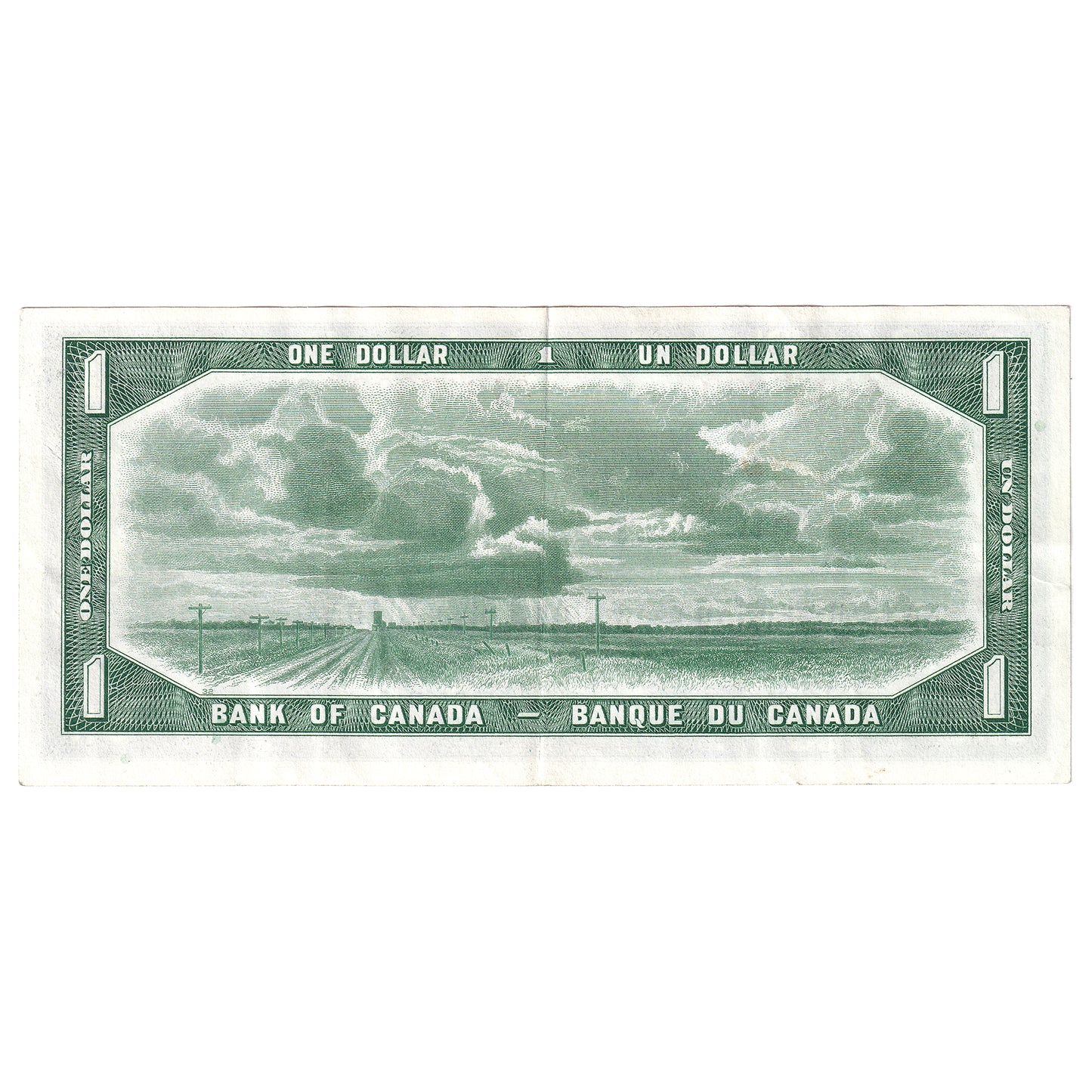 BC-29a 1954 Canada $1 Coyne-Towers, Devil's Face, S/A, EF