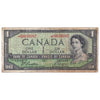 BC-37aA 1954 Canada $1 Beattie-Coyne, *A/A, Circ