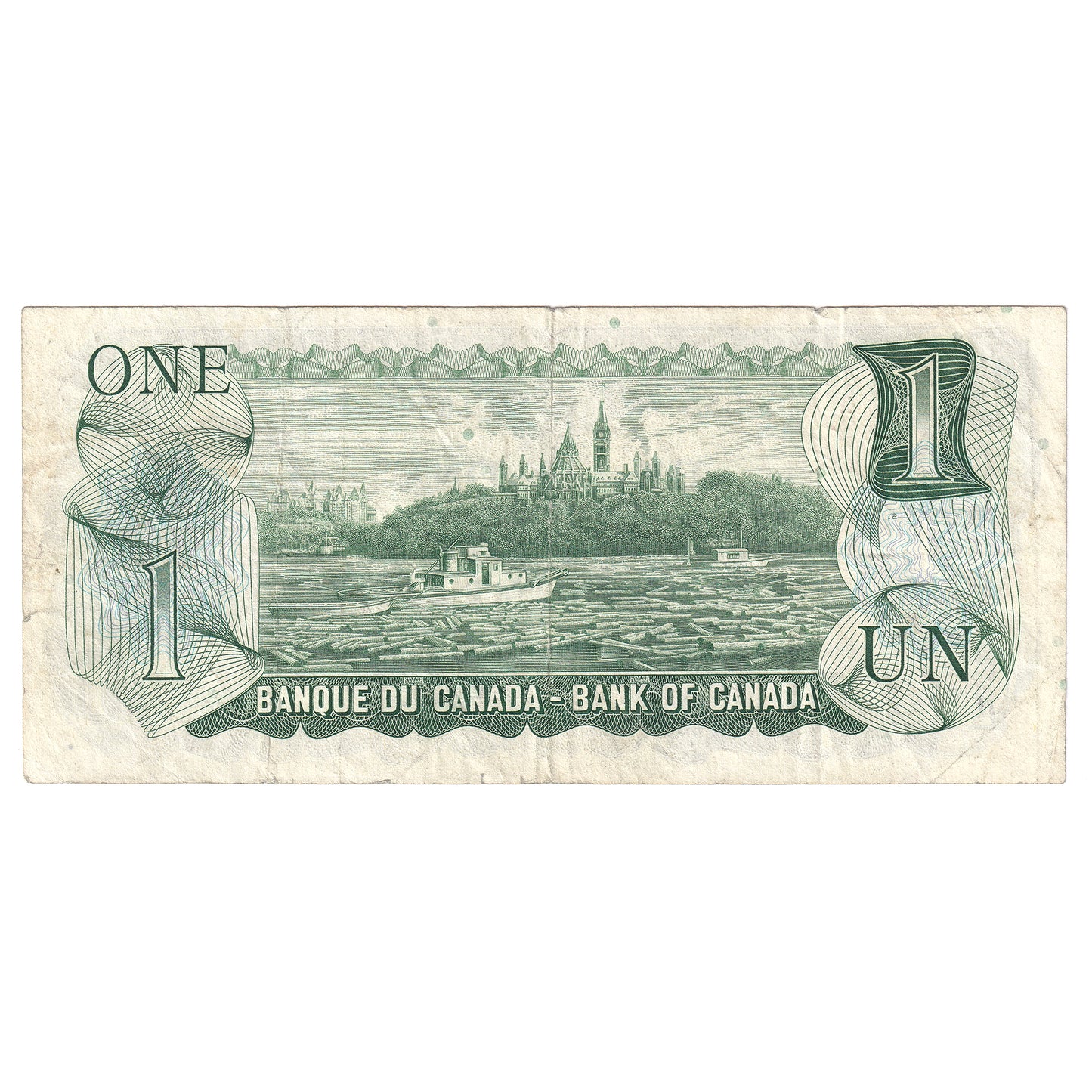 BC-46aA 1973 Canada $1 Lawson-Bouey, *IG, F-VF (F15)