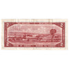 BC-30a 1954 Canada $2 Coyne-Towers, Devil's Face, D/B, VF-EF (VF30)