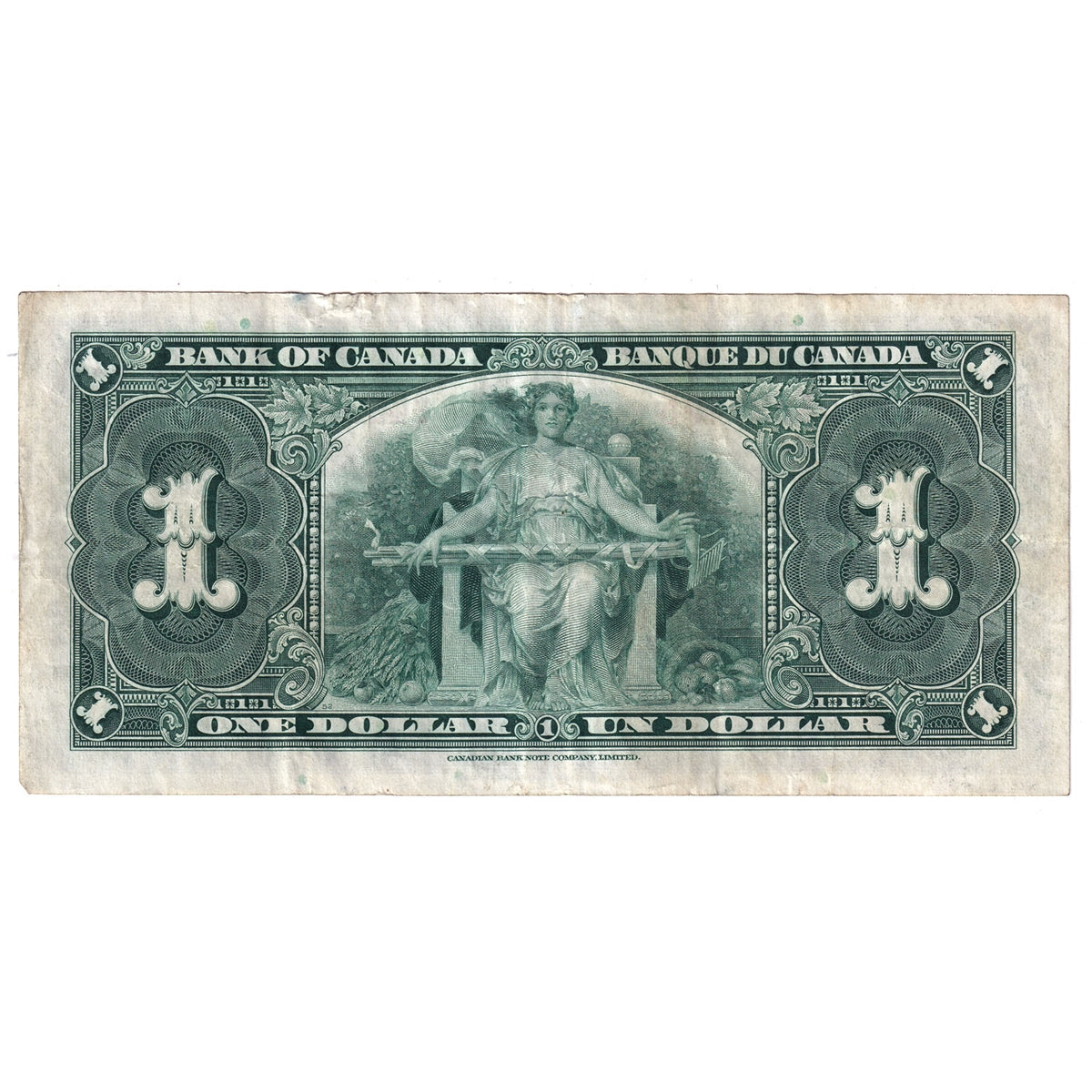 BC-21c 1937 Canada $1 Gordon-Towers, N/M, VF