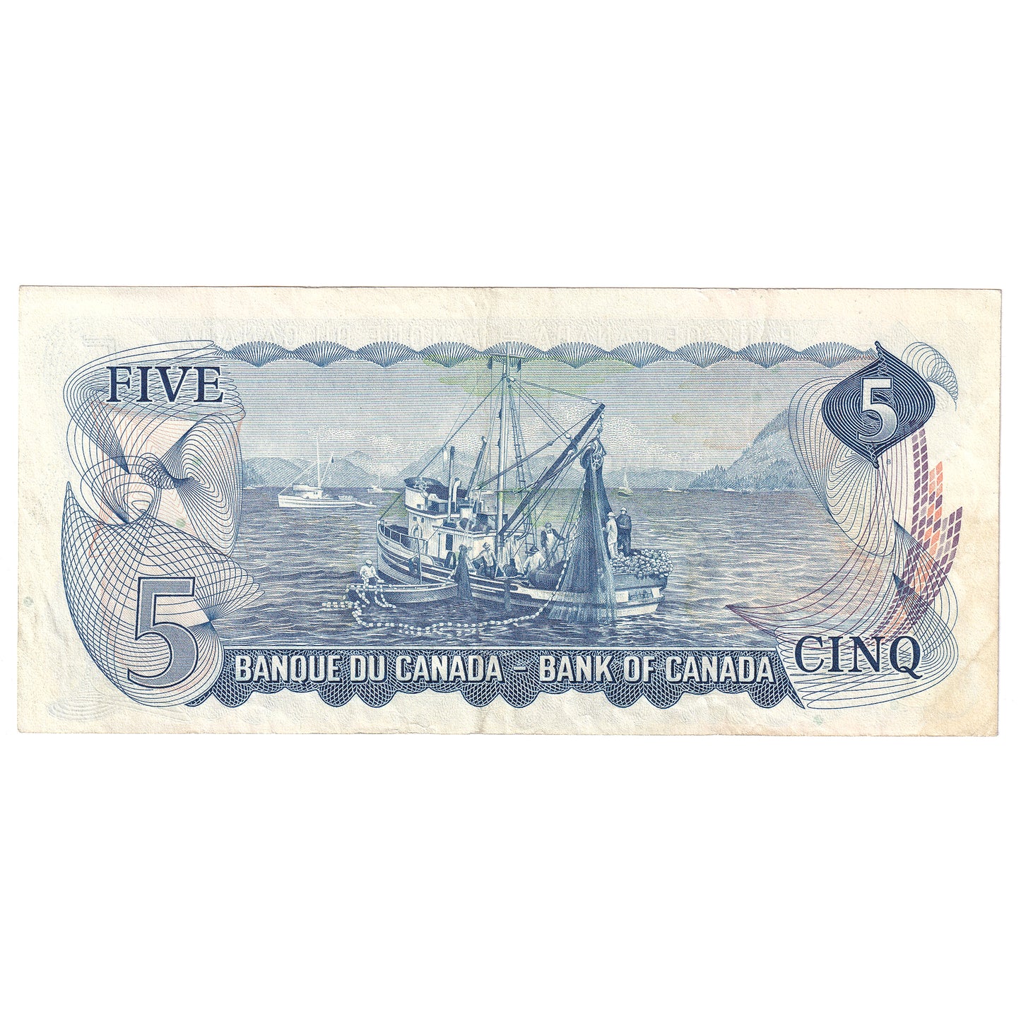 BC-48a 1972 Canada $5 Bouey-Rasminsky, CD, VF-EF