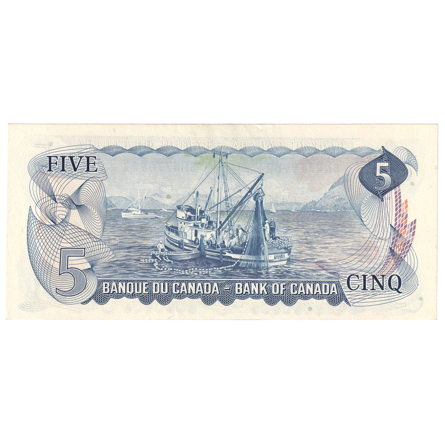 BC-48b 1972 Canada $5 Lawson-Bouey, SM, UNC