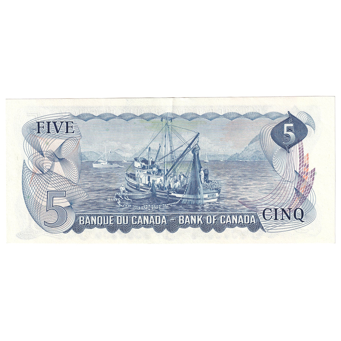 BC-48b 1972 Canada $5 Lawson-Bouey, XA, EF-AU