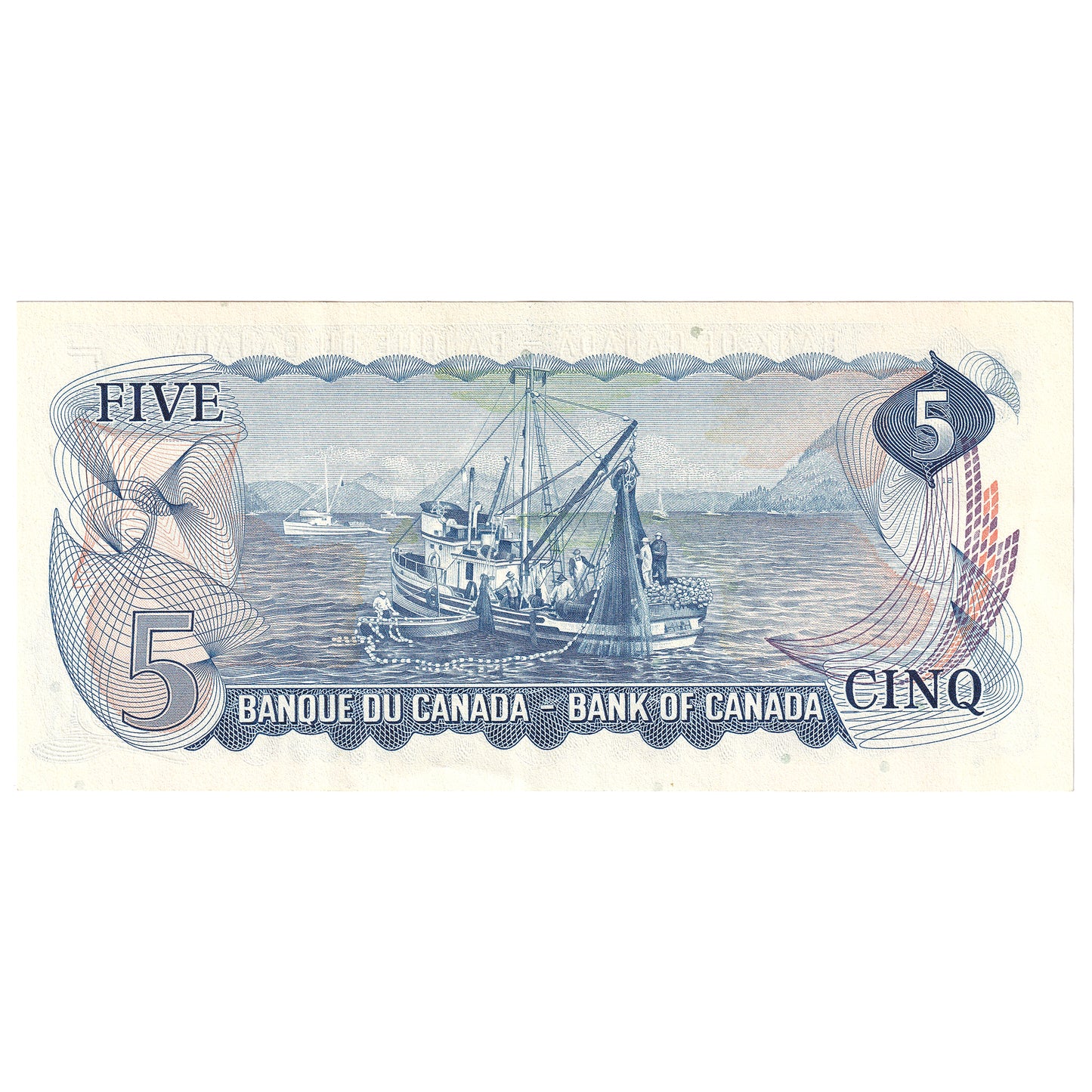 BC-48bA 1972 Canada $5 Lawson-Bouey, *CU, AU