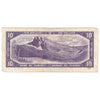 BC-32b 1954 Canada $10 Beattie-Coyne, Devil's Face, I/D, Circ