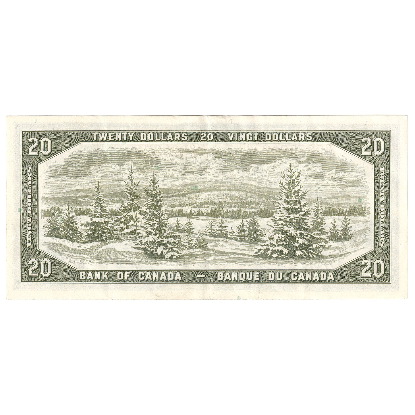 BC-41b 1954 Canada $20 Beattie-Rasminsky, O/E, EF