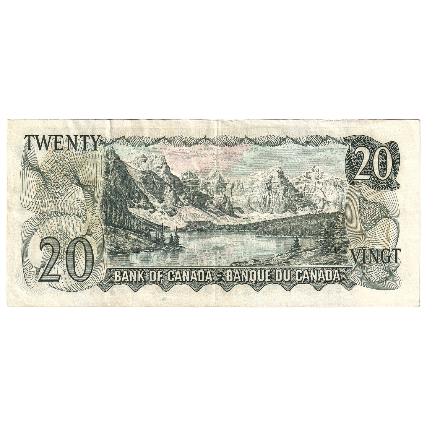 BC-50a 1969 Canada $20 Beattie-Rasminsky, EA, Circ