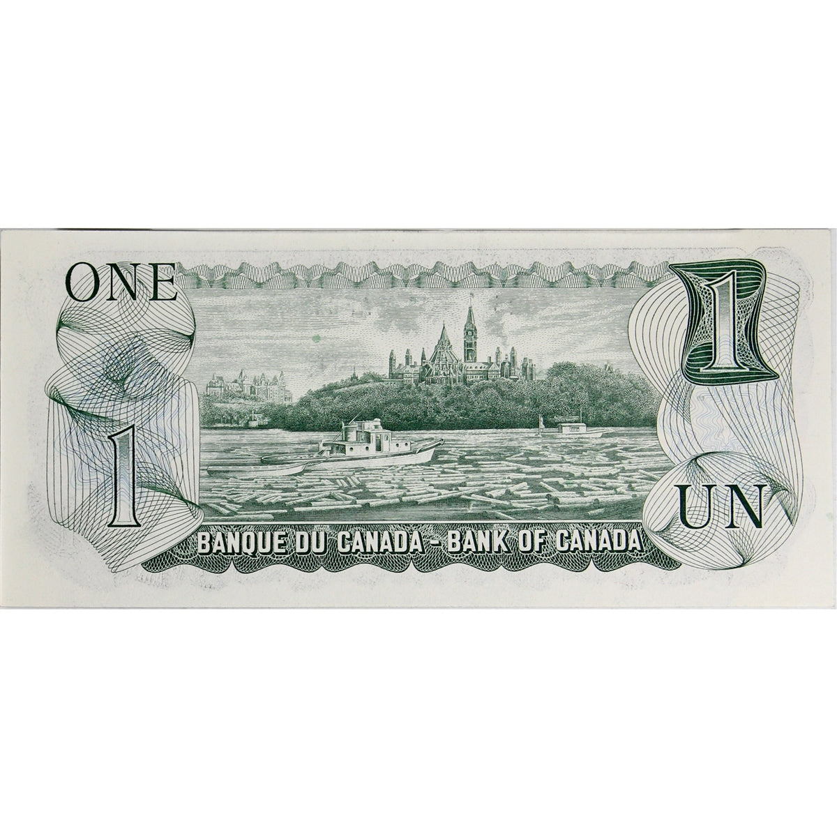 BC-46a-i 1973 Canada $1 Lawson-Bouey, AFC, Uncirculated (MS60)