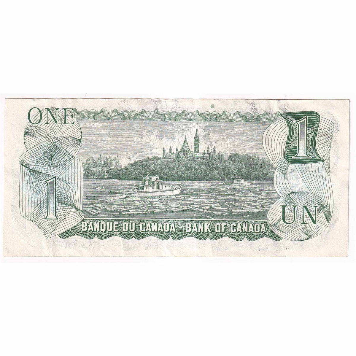BC-46a-i 1973 Canada $1 Lawson-Bouey, AFF, Litho, VF-EF (VF30)