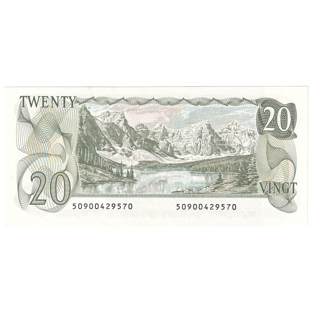 BC-54b 1979 Canada $20 Crow-Bouey, Lithographed, Choice Uncirculated (CUNC63)