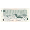 BC-58a-i 1991 Canada $20 Thiessen-Crow, EIP, AU-UNC