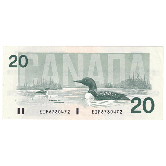 BC-58a-i 1991 Canada $20 Thiessen-Crow, EIP, AU-UNC
