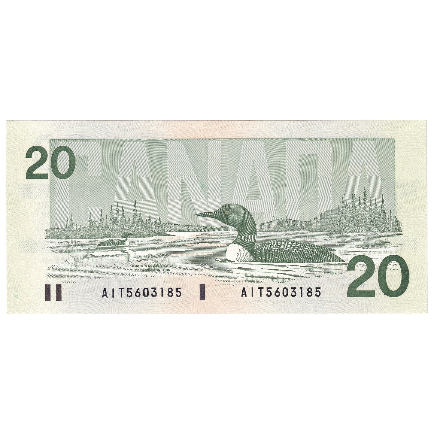 BC-58a-ii 1991 Canada $20 Thiessen-Crow, AIT, CUNC