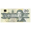 BC-58b-i 1991 Canada $20 Bonin-Thiessen, ASC, Almost Uncirculated (AU50)