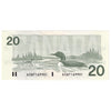 BC-58b-i 1991 Canada $20 Bonin-Thiessen, ASW, Almost Uncirculated (AU50)