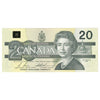 BC-58b-i 1991 Canada $20 Bonin-Thiessen, AVD, AU-UNC (AU55)