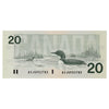 BC-58b-i 1991 Canada $20 Bonin-Thiessen, AVJ, Uncirculated (MS60)