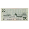 BC-58c 1991 Canada $20 Knight-Thiessen, AWG, Uncirculated (MS60)