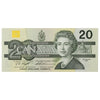 BC-58c 1991 Canada $20 Knight-Thiessen, AWL, AU-UNC (AU55)