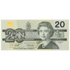 BC-58d 1991 Canada $20 Knight-Dodge, EWG, Choice Uncirculated (CUNC63)