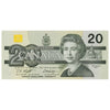 BC-58d 1991 Canada $20 Knight-Dodge, EWN, AU-UNC (AU55)